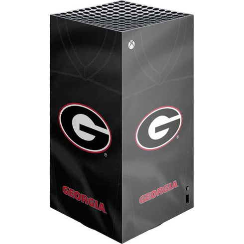 University of Georgia Black Jersey XBox Series X Digital Edition Console Skin